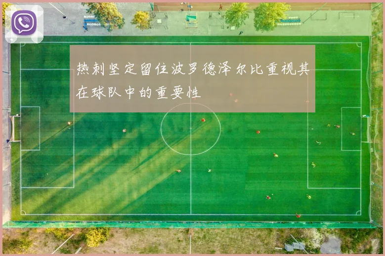 热刺坚定留住波罗德泽尔比重视其在球队中的重要性
